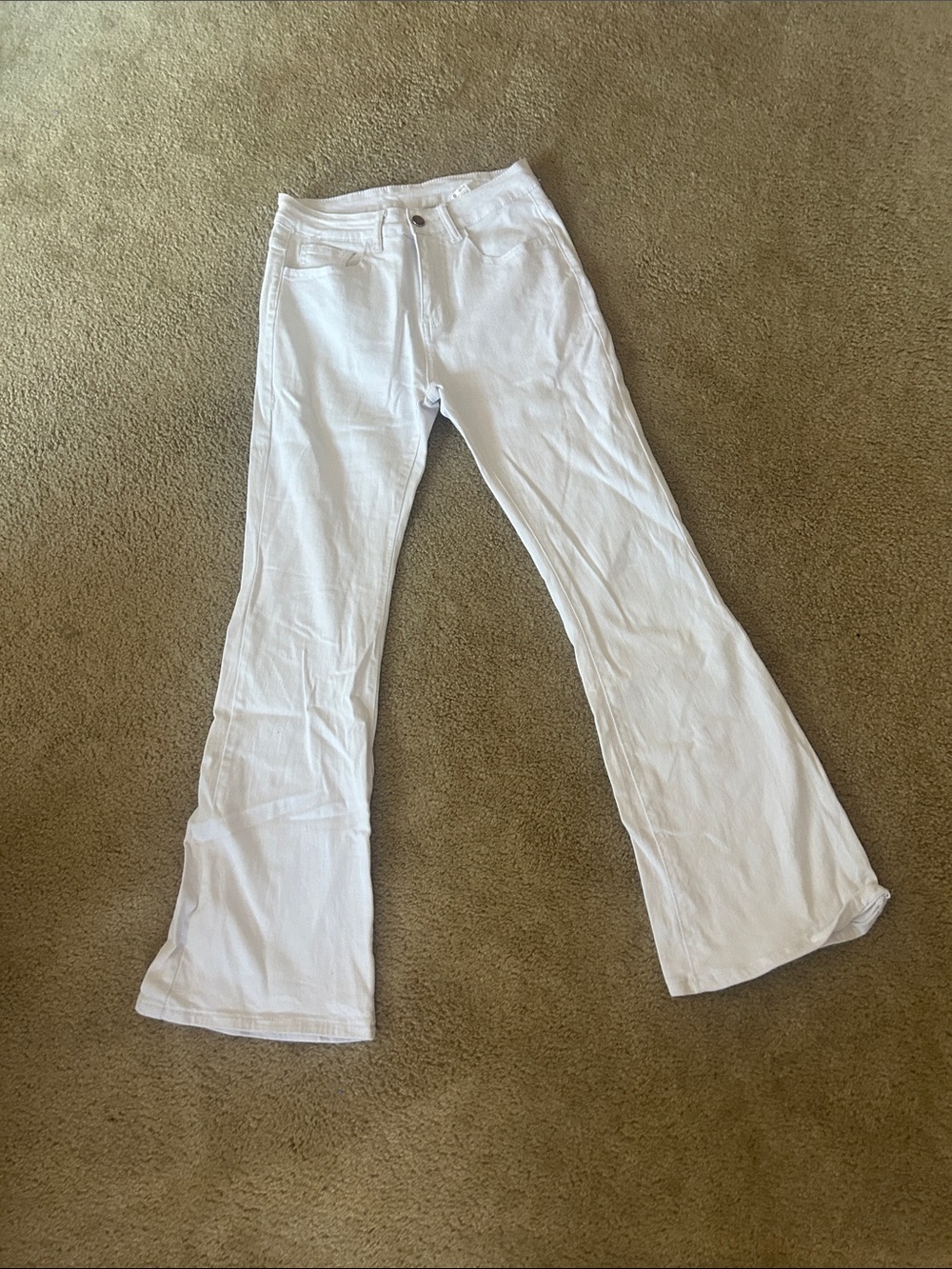 White Flared Jeans